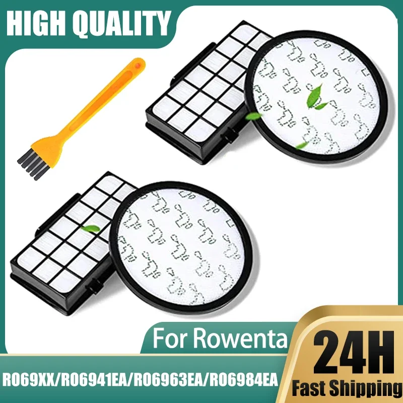 Replacement filters for Rowenta X-Trem Power Cyclonic vacuum cleaner RO6941EA RO6951EA RO6963EA RO6971EA RO6984EA RO6993EA