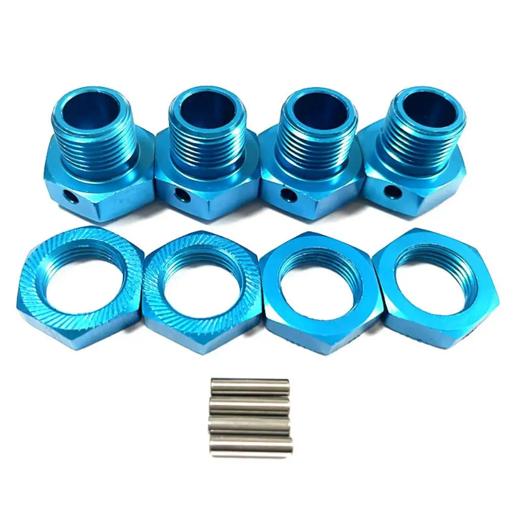 

4pcs 1 7 Wheel Hex Mount RC Upgrade Part Aluminum Alloy Strong Adapter For ARRMA 6S RC Car Part RC Car Accessories