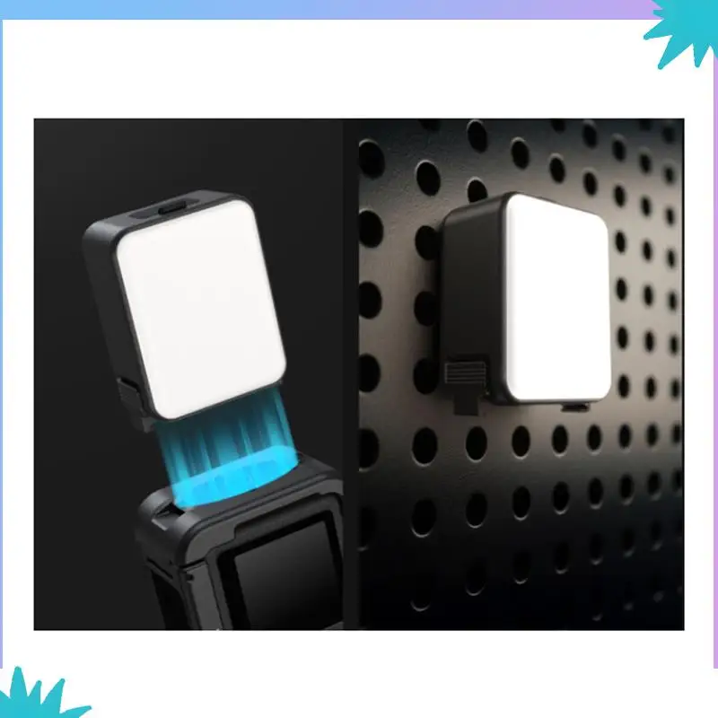 ABZW 3-Color Magnetic Quick-Release Fill Light Multi-Color Beauty Light For DJI Osmo Action5/4/3