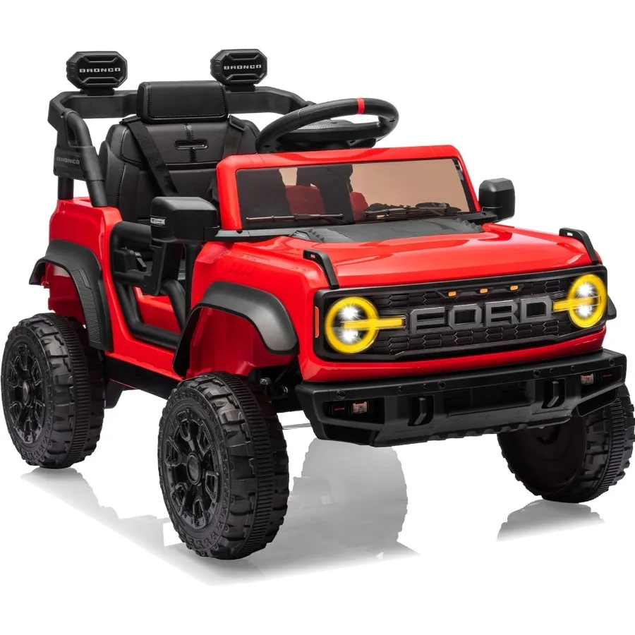 Licencjonowane pojazdy elektryczne 12V dla dzieci, samochodzik dla dzieci z pilotem, elektryczny samochód dla malucha z płynnym rozruchem, otwierane drzwi, MP3