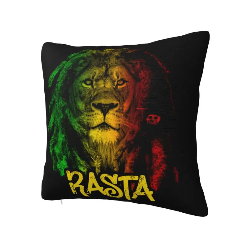 Jamaica Flag Rasta Throw Pillow Covers Home Decorative Jamaican Pride Cushions Cover For Sofa Chair Square Polyester Pillowcase