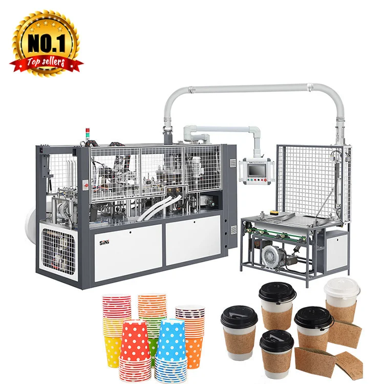Economical Paper Cup Machine Gear Box Transmission Low Capital Cost Customized 40 60pcs Min for Small Factory School Canteen