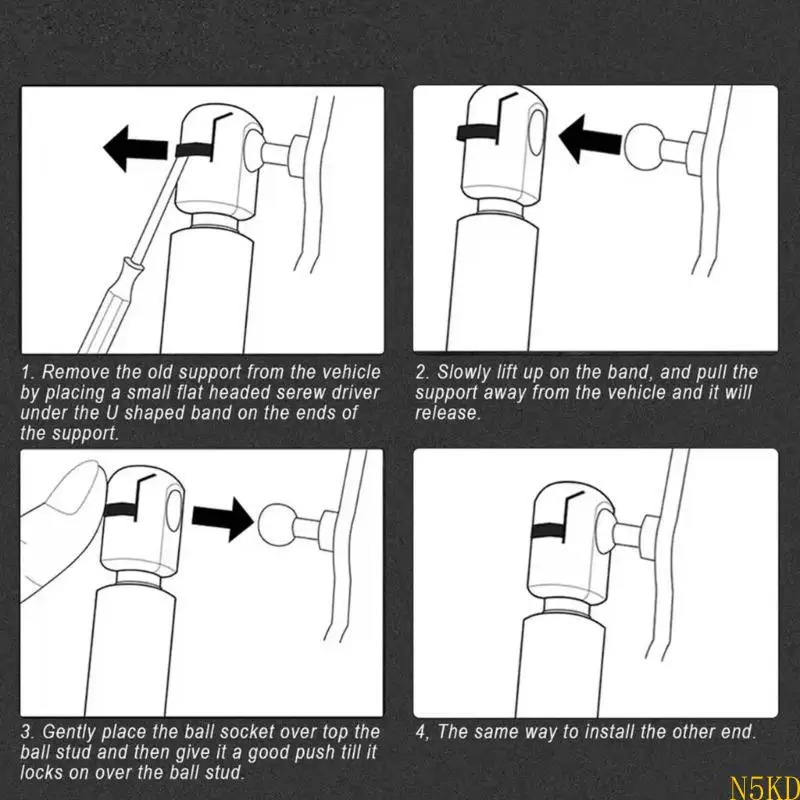 

N5KD Автомобильные аксессуары 90579440 132742 Задняя дверная дверная пружинная стойка замена ботинок