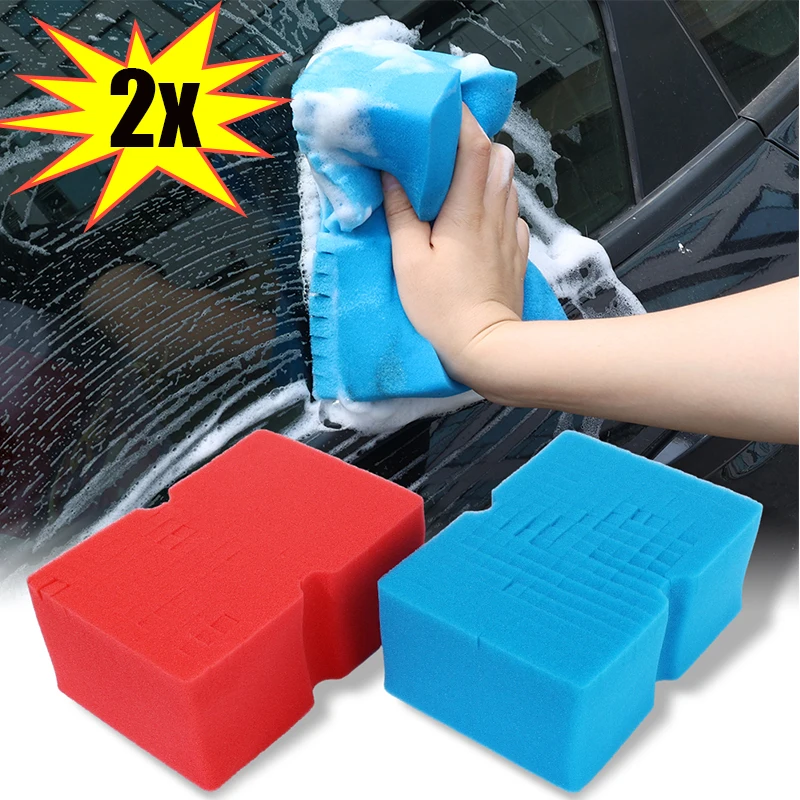 

Car Window Cleaner Brush Kit Car Wash Sponge Universal Car Cleaning Tools External Cleaning Rich Foam Auto Wash Accessories