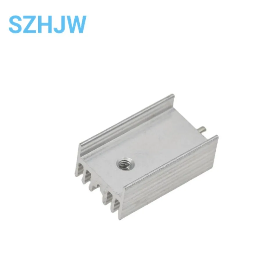 10PCS/LOT Heatsink Radiator Cooler Radiator 25x15x10MM High Quality To 220 transistor Heat Sink With Pin