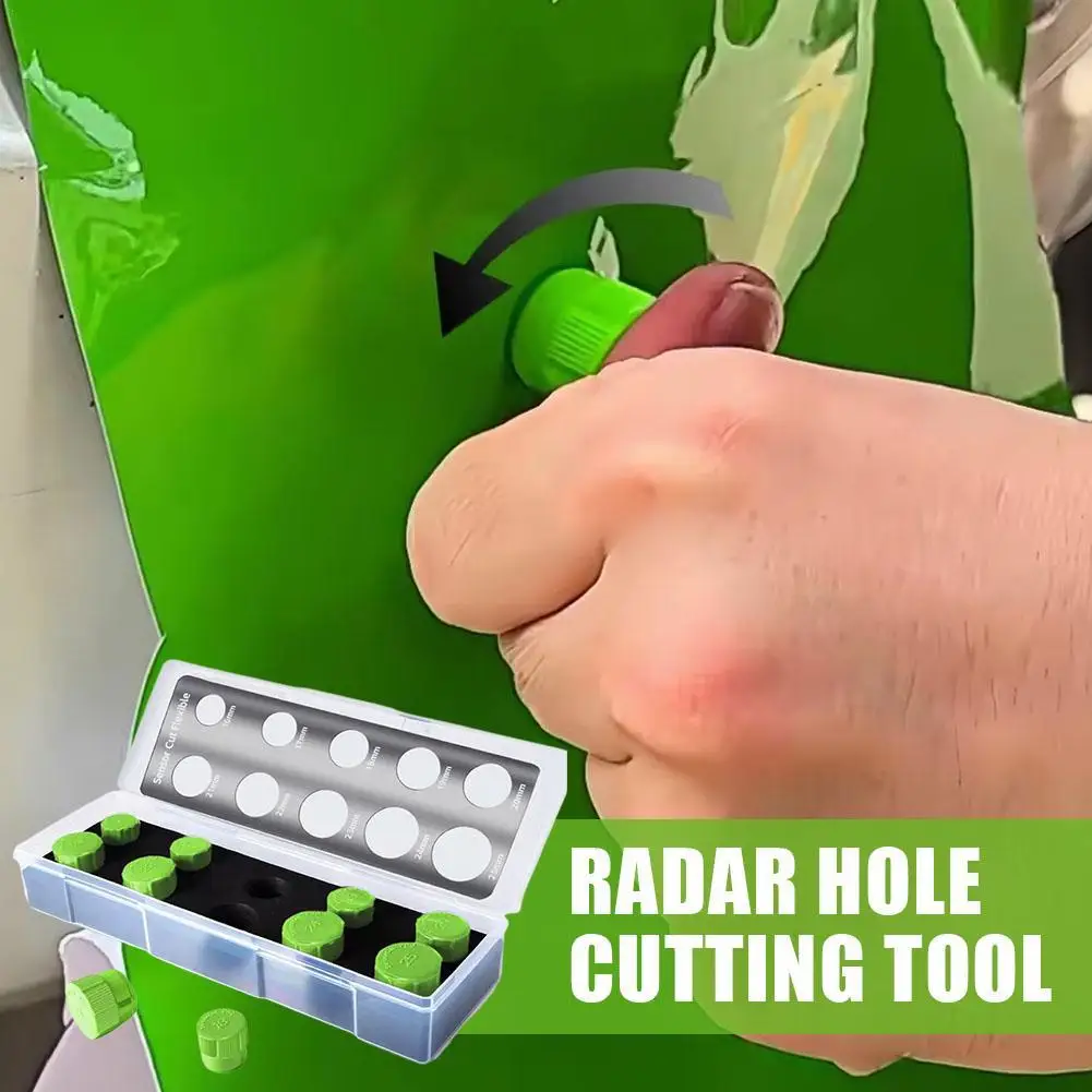 

Набор виниловых трафаретов для автомобильного радара-круглая ручка, инструменты для точного вырезания шаблонов 16-25 мм для упаковки автомобильной пленки, автомобильные аксессуары