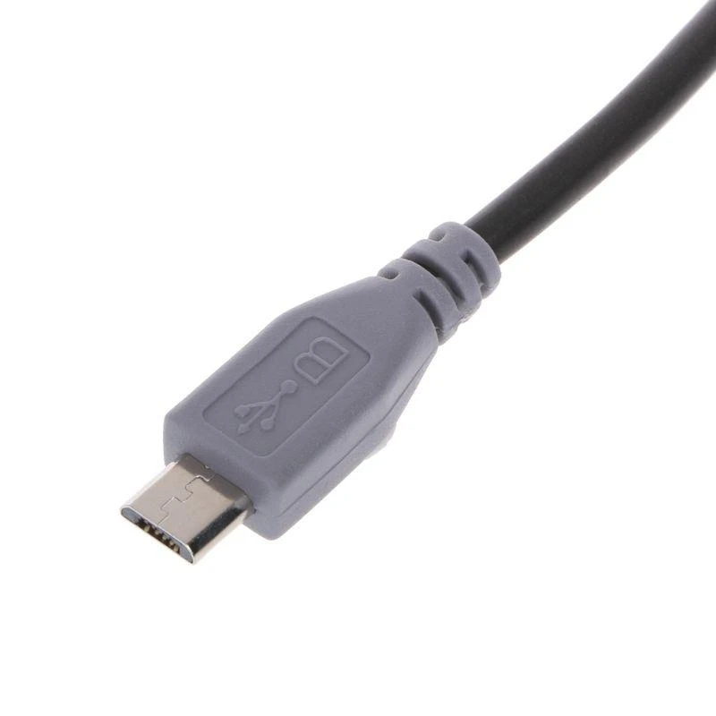 462E Universal Micro USB Type B Male To Micro B Male 5 Pin OTG Adapter Data Cable