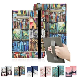 Etui ze skóry PU z nadrukiem do Pocketbook 614 624 626 622 623 Touch Lux 4 627 HD3 632 Basic2 616 EReader HandStrap Cover