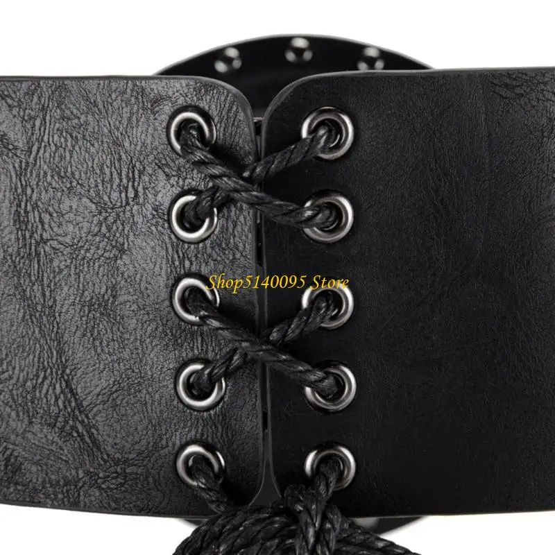 DXAE Unique Pattern Waist Belt Personality Hundred with Waistband Exquisites Belt