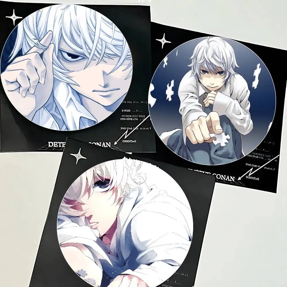 Nate River Anime D-DEATH NOTE Cartoon Style Badge Brooches On Backpack Decoration Round Enamel Pins For Accessorys - view 2