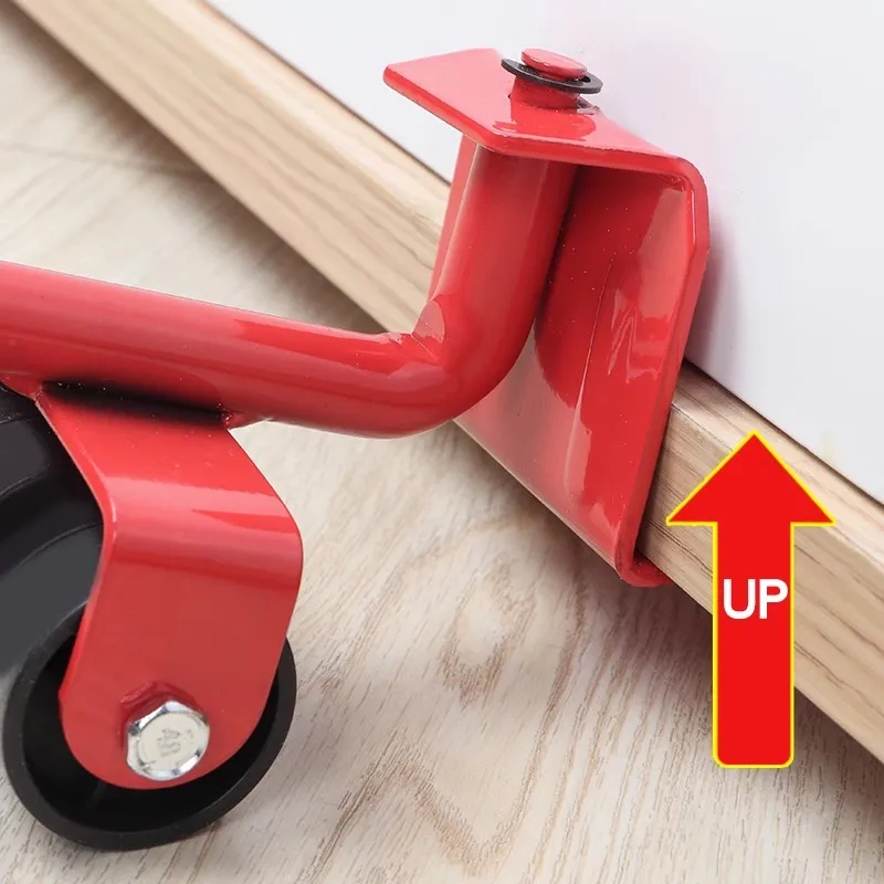 Multipurpose Furniture Mover Set – 2/4/5pcs Heavy Duty Rollers For Effortless Moving & Lifting Transport Tool Mover Roller Wheel