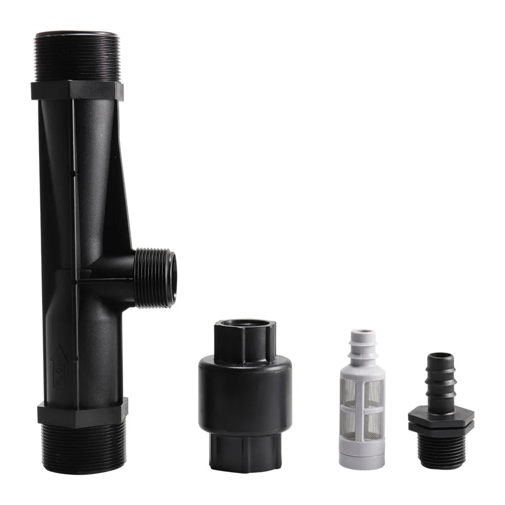 

Fertilizer Water Tube Mixer Injector Device for Irrigation Systems Featuring Venturi Technology and Robust Plastic Material