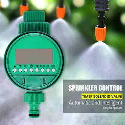 Automatic Irrigation Controller Electronic Intelligence Valve Watering Control Device Lcd Display Garden Watering Timer