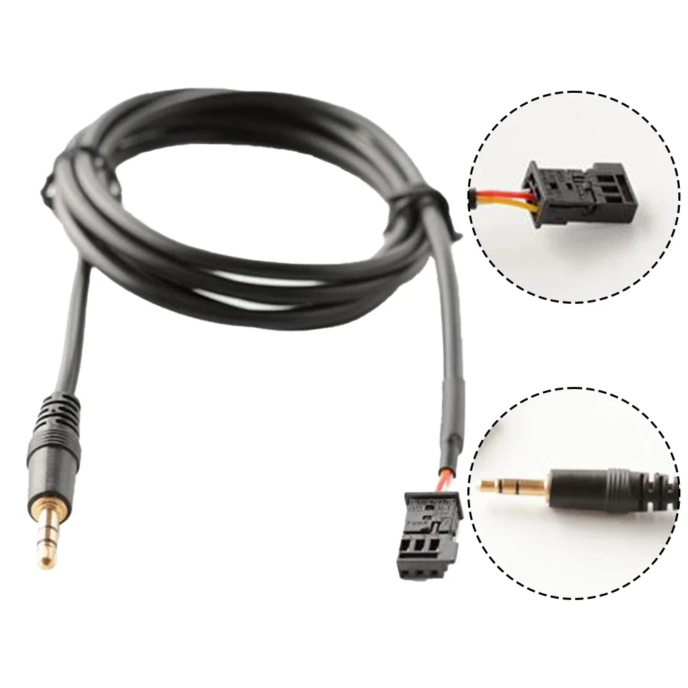 Back Of The Radio Car Audio System AUX Input Cable AUX Cable For Mercedes Anti-corrosion Easy To Use High Universality