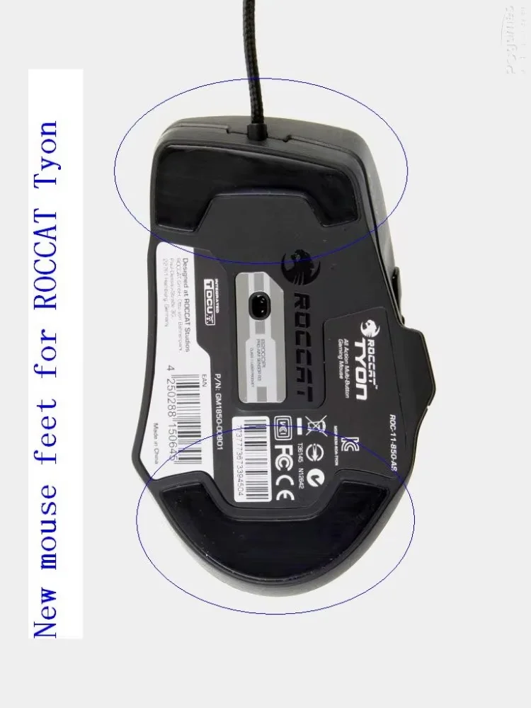 3M Mouse Skates pads Mouse Feet mice glide for ROCCAT TYON All Action Multi-Button Gaming Mouse 0.6mm 2sets/pack