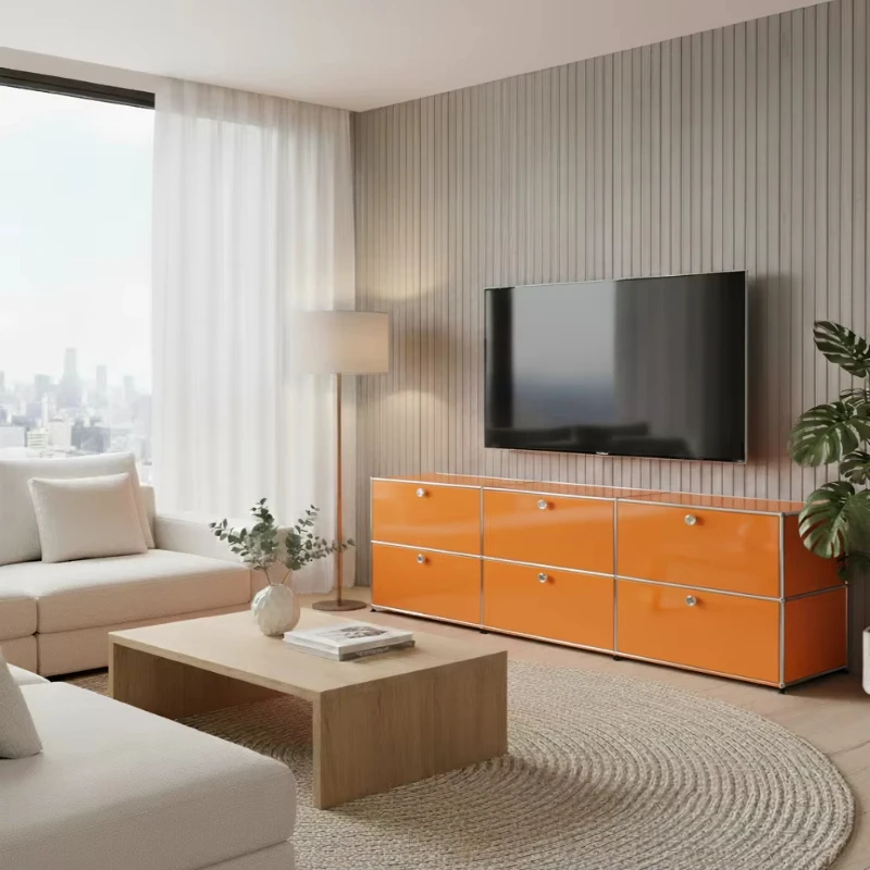 

Multifunctional room cabinets: TV cabinet, 6 doors, Chinese self-assembled storage