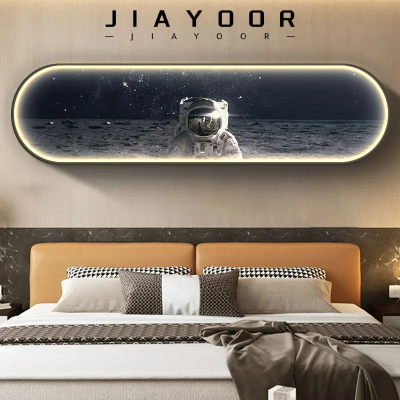 2024 Modern Space Planet Illumination Interior Painting Free Delivery Living Room Restaurant Kitchen Home Wall Decor Light