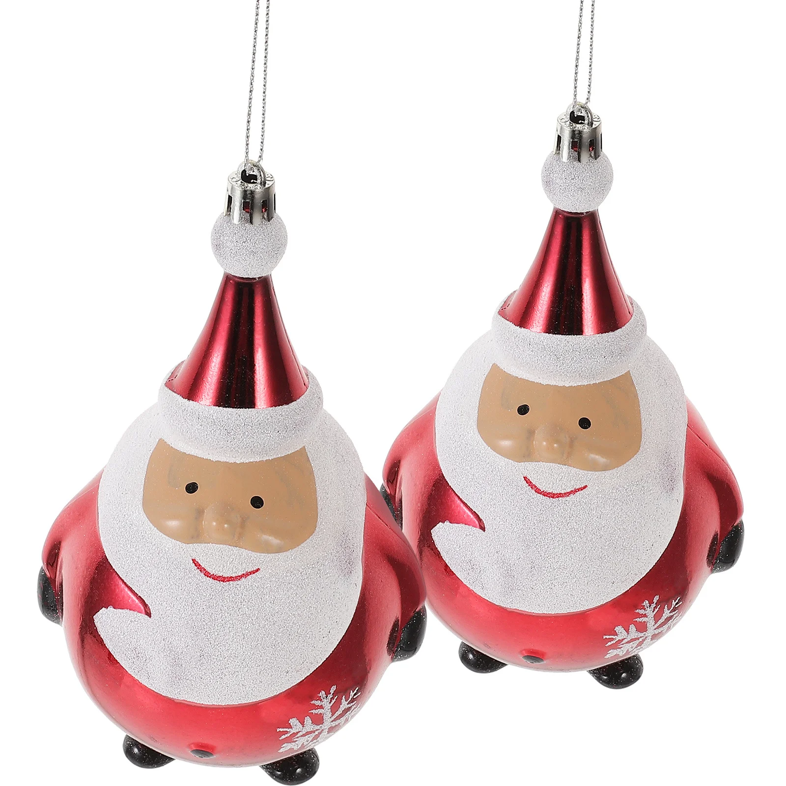 

2Pcs Christmas Santa Claus Hanging Ornaments Xmas Pendant Xmas Tree Decor Party Hanging Ornaments Christmas Tree Pendants