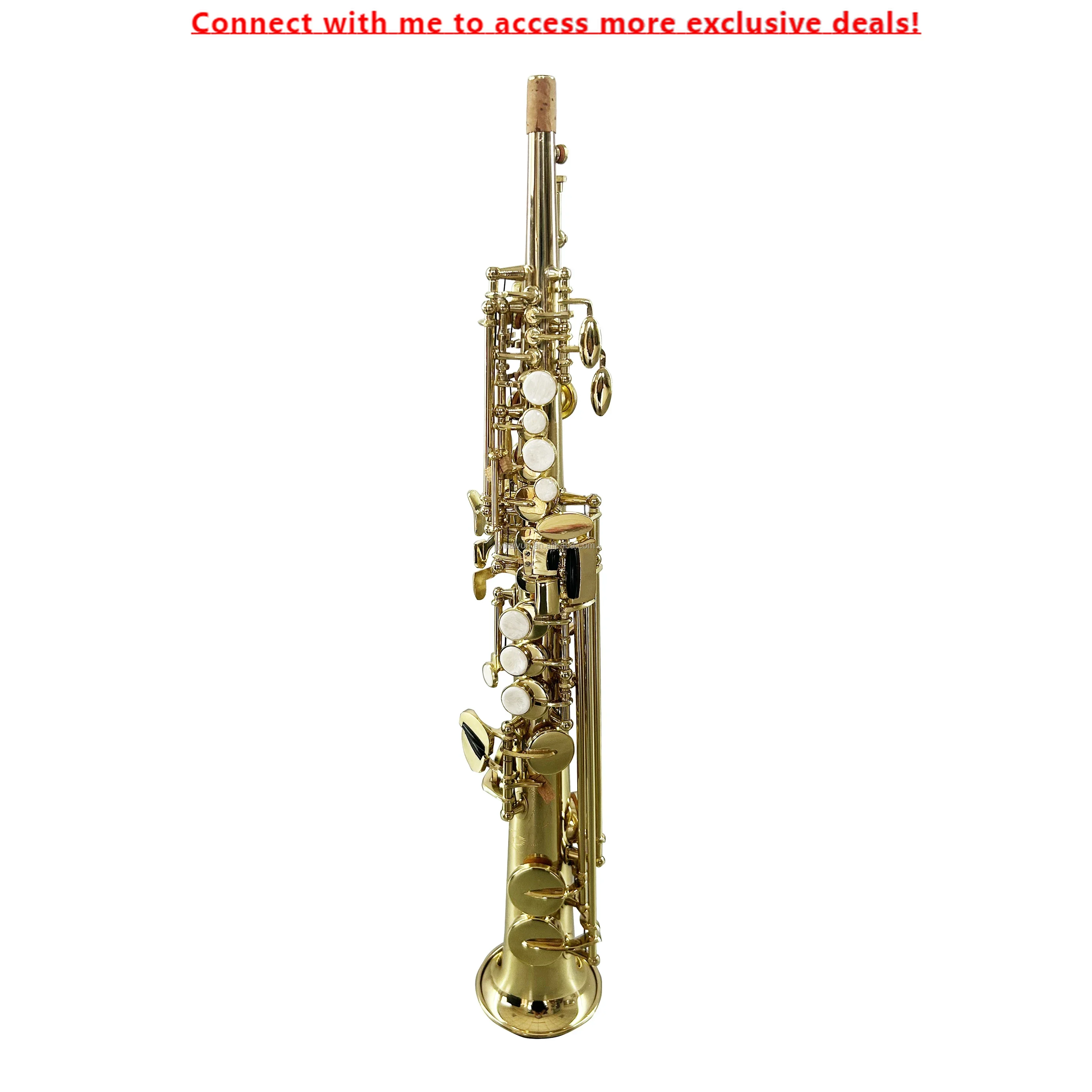 

SEASOUND OEM High Quality Cheap Gold Sopranino Saxophone Woodwind Instrument JYSP101