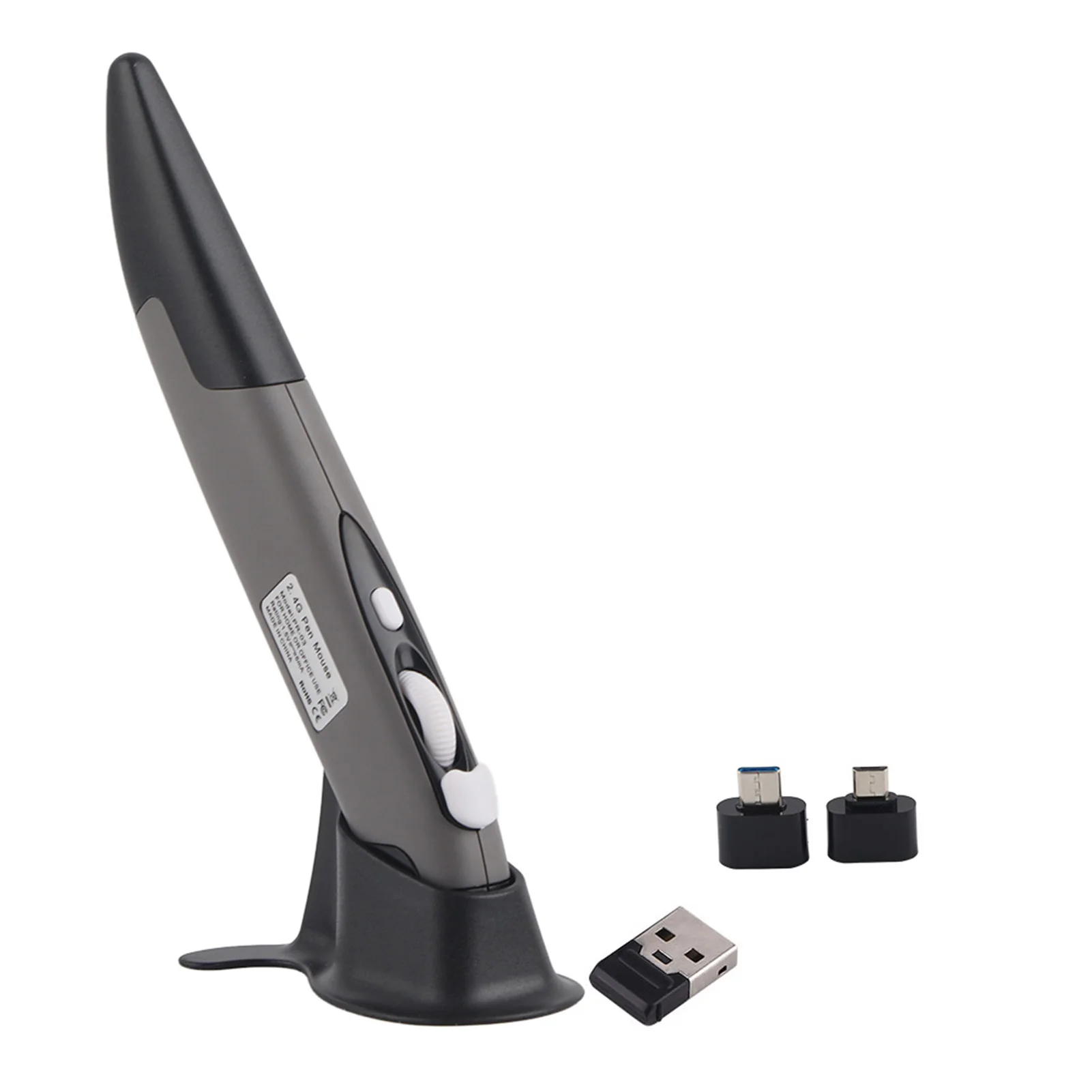 2.4GHz Wireless Optical Pen Air Mouse Wireless Pen Air Mouse Adjustable 500 / 1000DPI for Computers Laptop