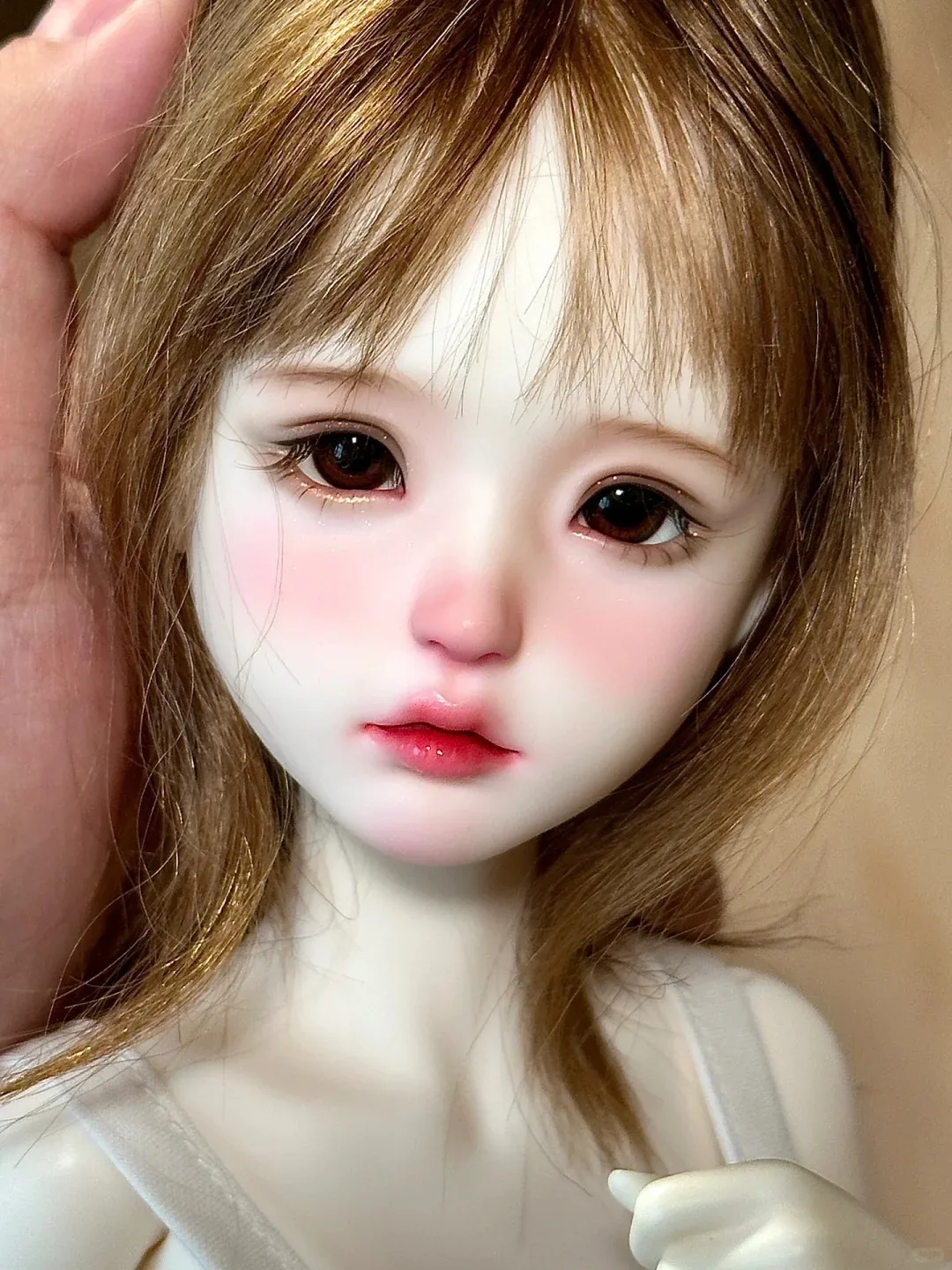 BJD-メングメンカットの女の子の人形,高品質の関節フィギュア,新しいおもちゃ,人工人形,化粧品,在庫あり,1/4