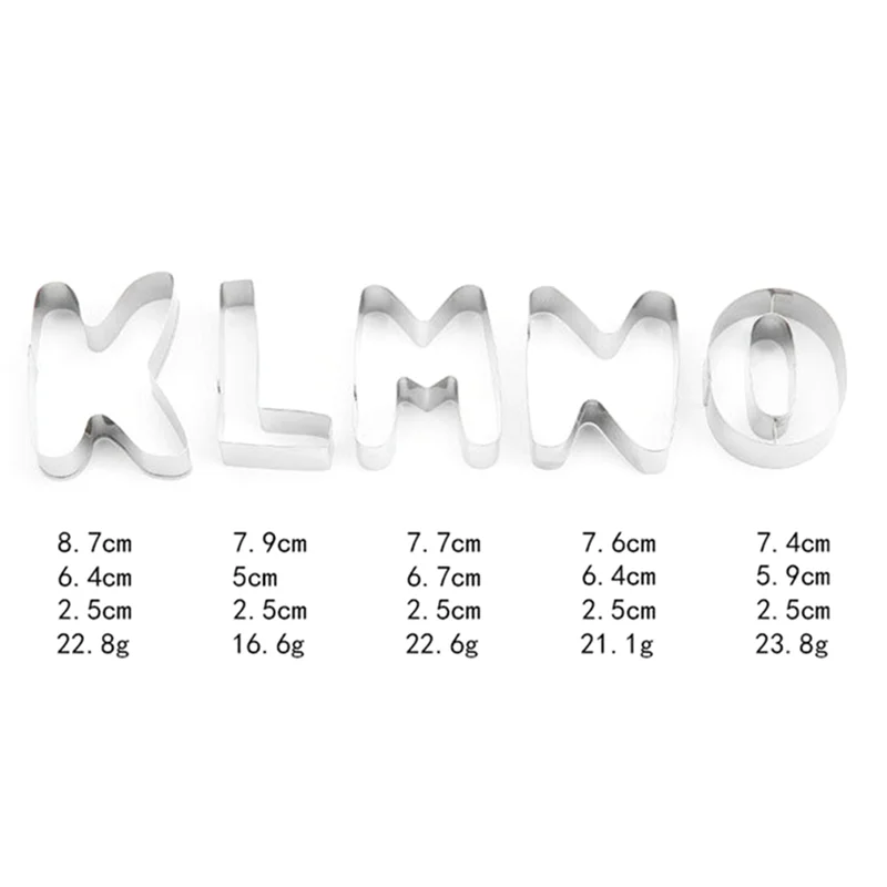 N-AIMA Alphabet Cake Molds Cake Cookie Chocolate Decoration Mould Birthday Cake Baking Accessory Pastry Tool