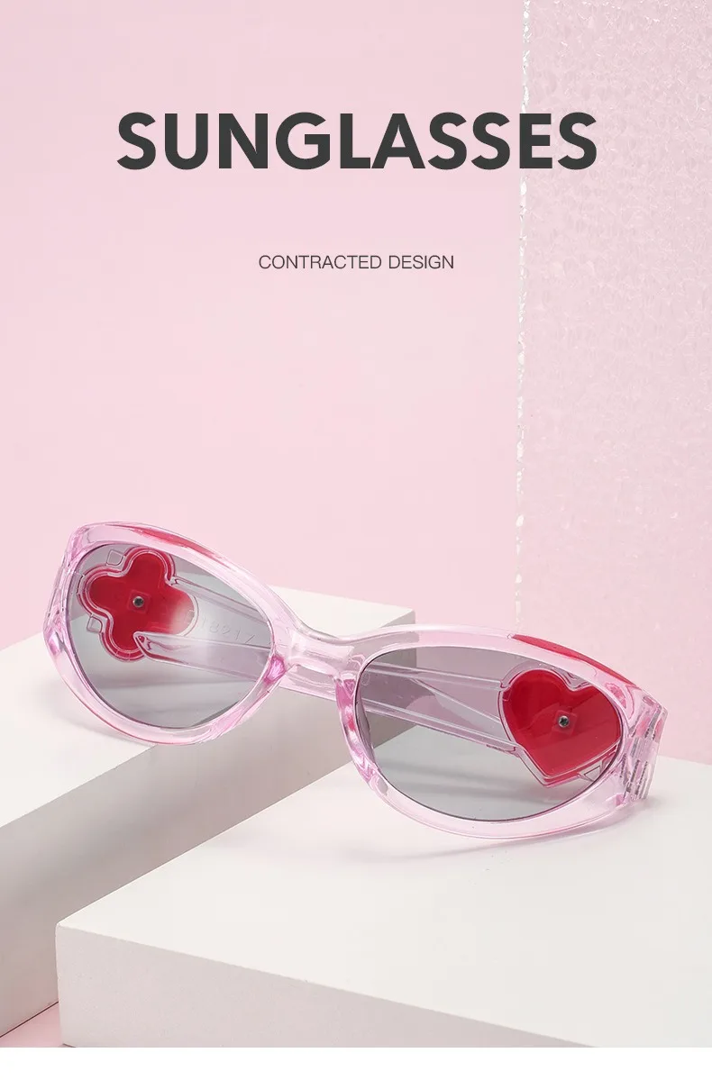 Retro Oval Cat-Eye Sunglasses — product detail 2