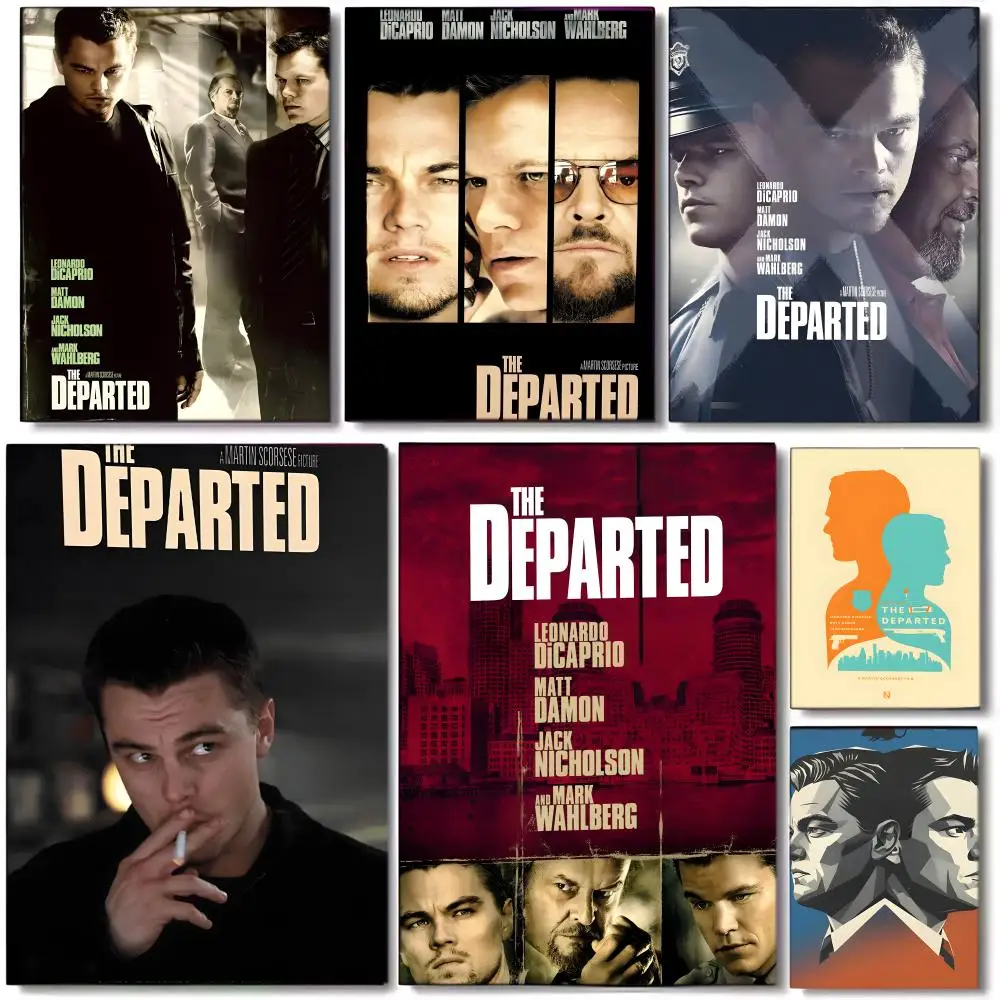 Movies T-The Departed Poster Wall art print art suitable for living room bedroom bar parlor home decor gift