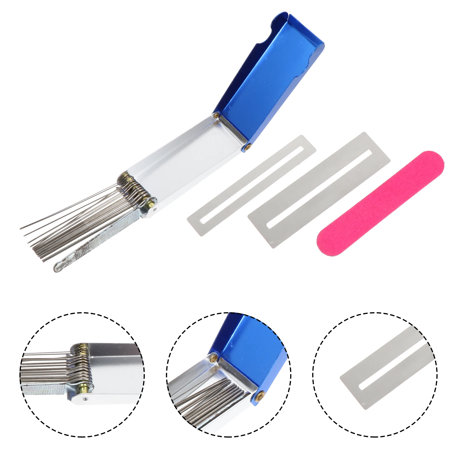 

Repair Tools Polishing Saddle File Stainless Steel Fret Guitar Maintenance Kit String Instrument Accessories Perfect Cleaning