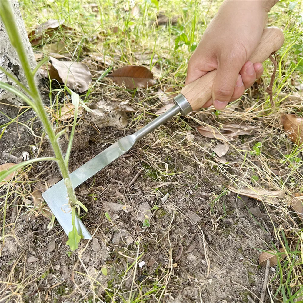 Attrezzo per diserbo da giardino estrattore per diserbo a forma di L diserbo manuale per erbacce rimozione dell\'estrattore di erbacce forniture per