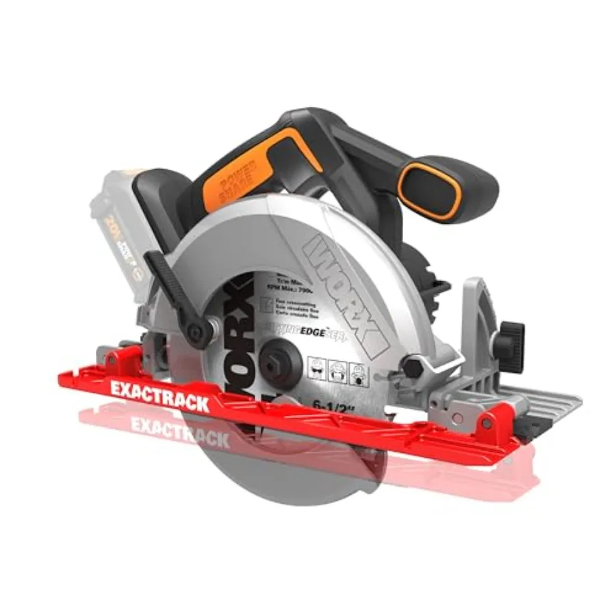 

20V Cordless Circular Saw 6-1/2-Inch 0-50 Degree Bevel Capability Tool Only WX530L.9