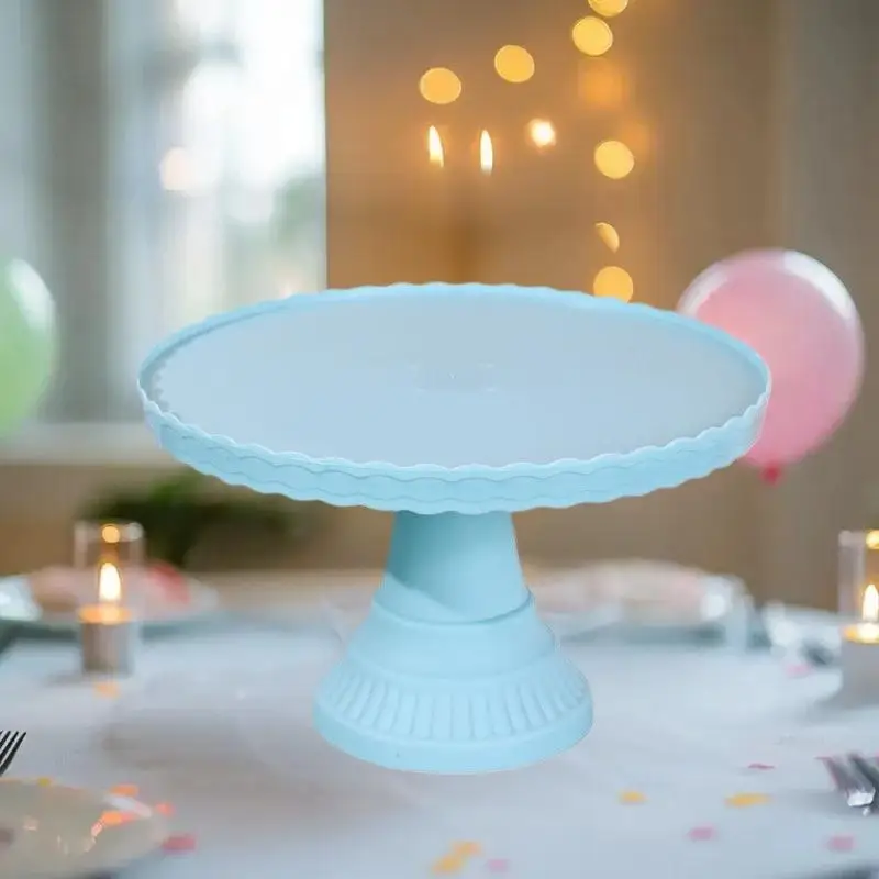 Kuchenständer aus Kunststoff, Präsentationsständer, Hochzeitsdekoration, Geburtstagskuchenplatte, Dessert-Kuchenwerkzeuge, Tischplatte für Hochzeit und Geburtstag