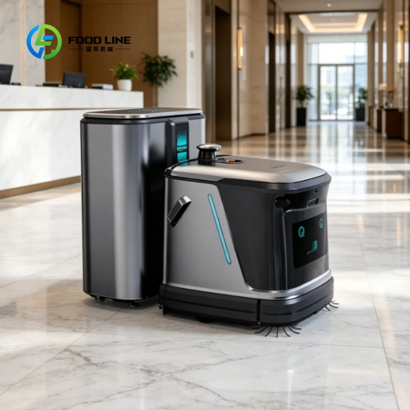 Customized 15KPa Suction Commercial Cleaning Robot Q3-G for Office Hotel Warehouse Intelligent Sweeping Robot