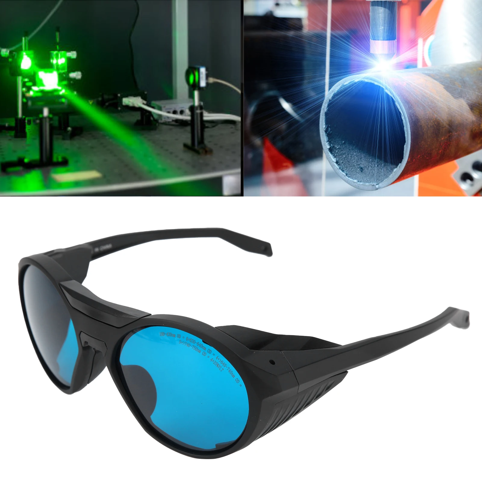 ZK30 Laser Protective Glasses Eye Goggles for 180-430nm 630-640nm 640-740nm 740-750nm Wavelength Protection safety goggles