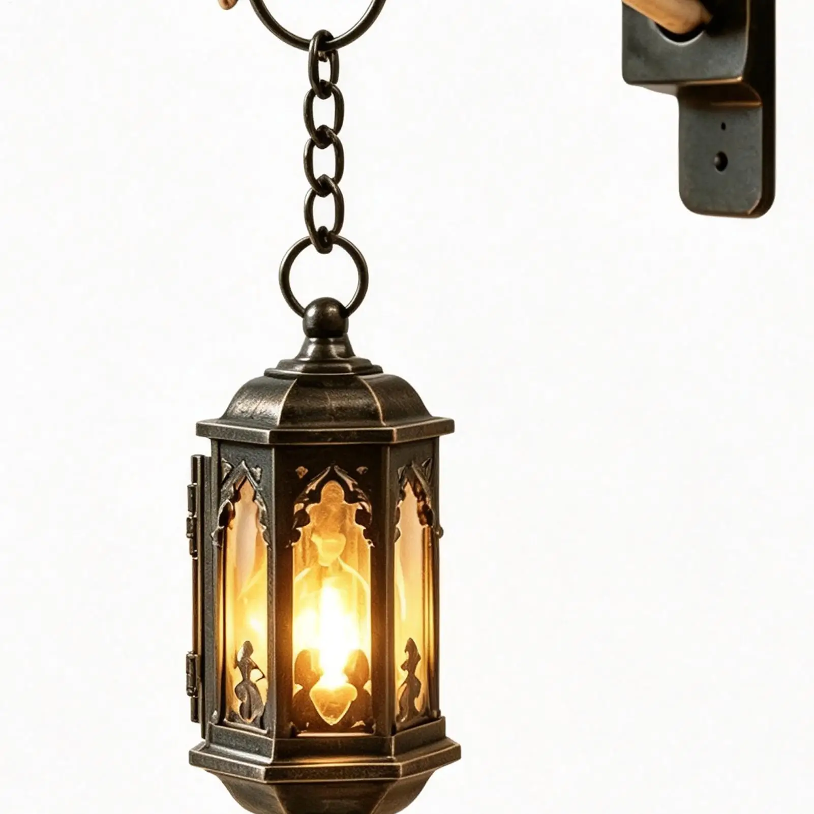Skeleton Hand LED Lantern Halloween Skeleton Hand Vintage Resin Decor Library Lantern Decor For Study Home Desktop School Living