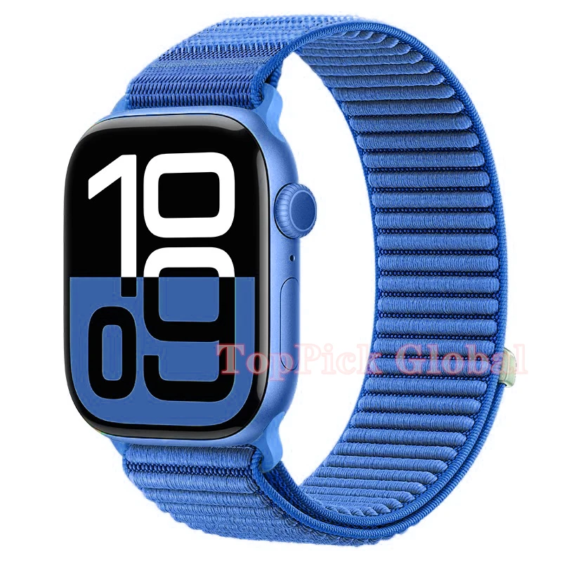 Armband für Apple Watch 44mm 45mm 49mm 46mm 38mm 40mm 41mm 42mm Nylon-Schlaufenarmband für iWatch Series Ultra 11 10 9 8 7 6 SE