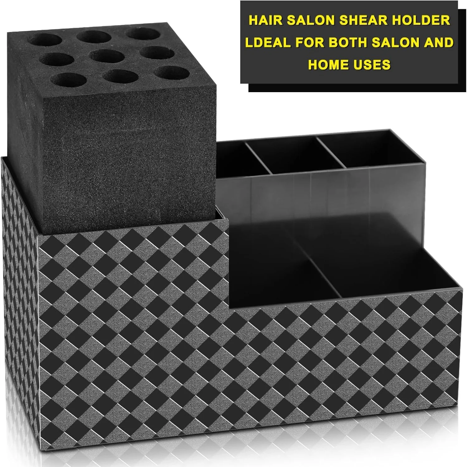 

Barber Scissors Holder Scissors Multifunctional Anti Slip Detachable Hair Comb Scissors Rack Hairdressing Tools Box Accessories