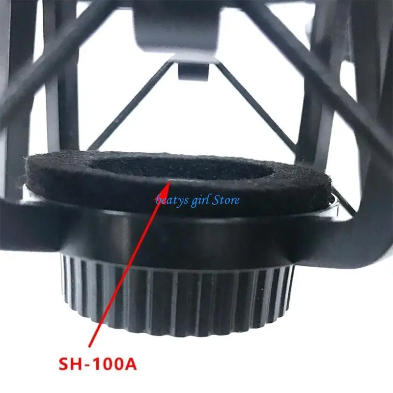C7AB Universal Mic Microphone Shock Mount Adjustable Clip Holder Stand Recording Bracket Professional Accessories