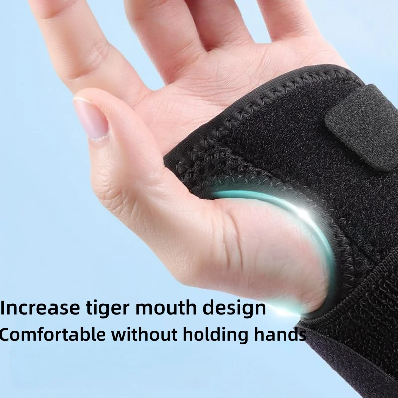 Fixed Wrist Brace for Men and Women, Detachable Aluminum Support Steel Plate, Breathable Mesh Fabric Available All Year Round