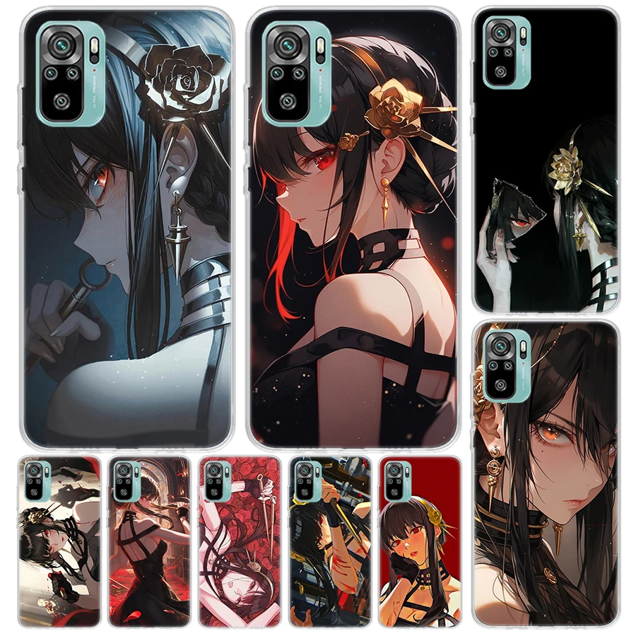 S-Spy Family Yor F-Forger Cover For Xiaomi Redmi Note 14 13 12S 12 11 Pro Plus Phone Case 11S 10S 10 11E 11T + 9S 9 Print Coque