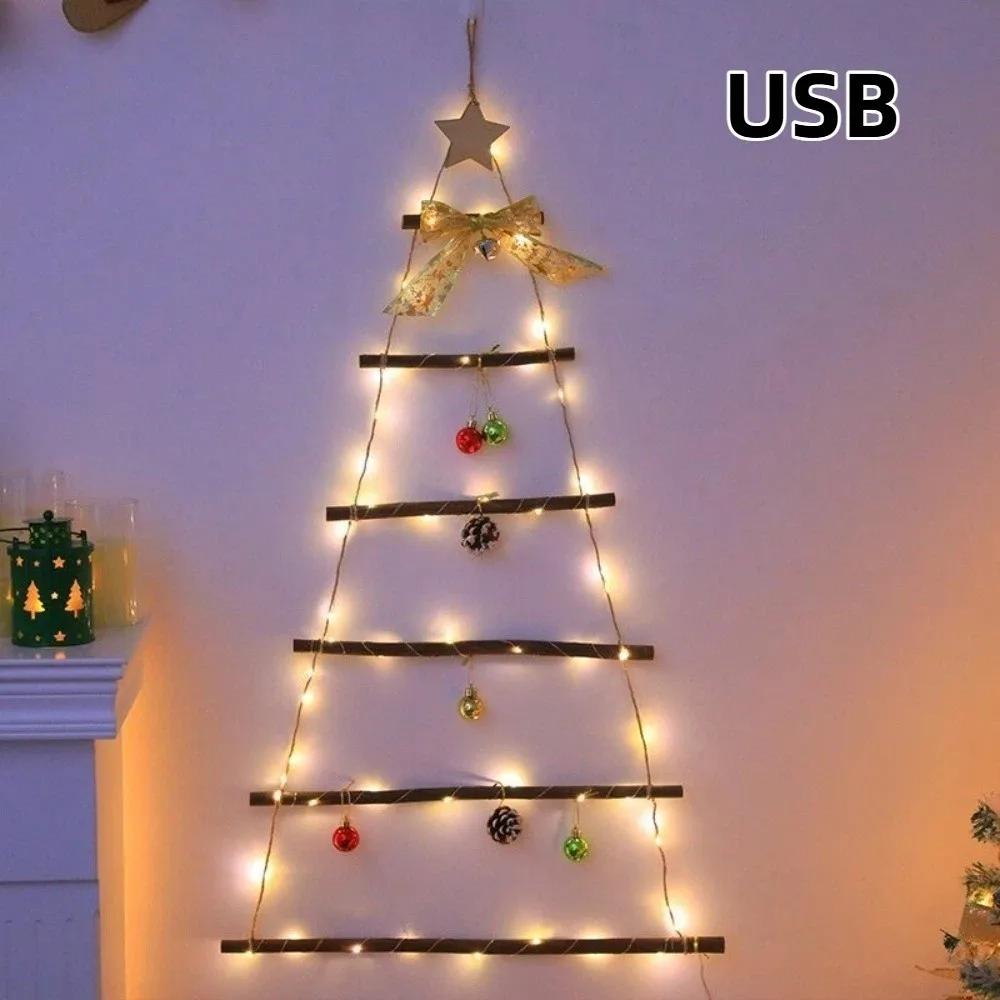 Water Running LED Light Strings Whip Design Waterfall Effect Colored Lights Outdoor Use 60 LED Santa Claus Climbing Ladder Lamp
