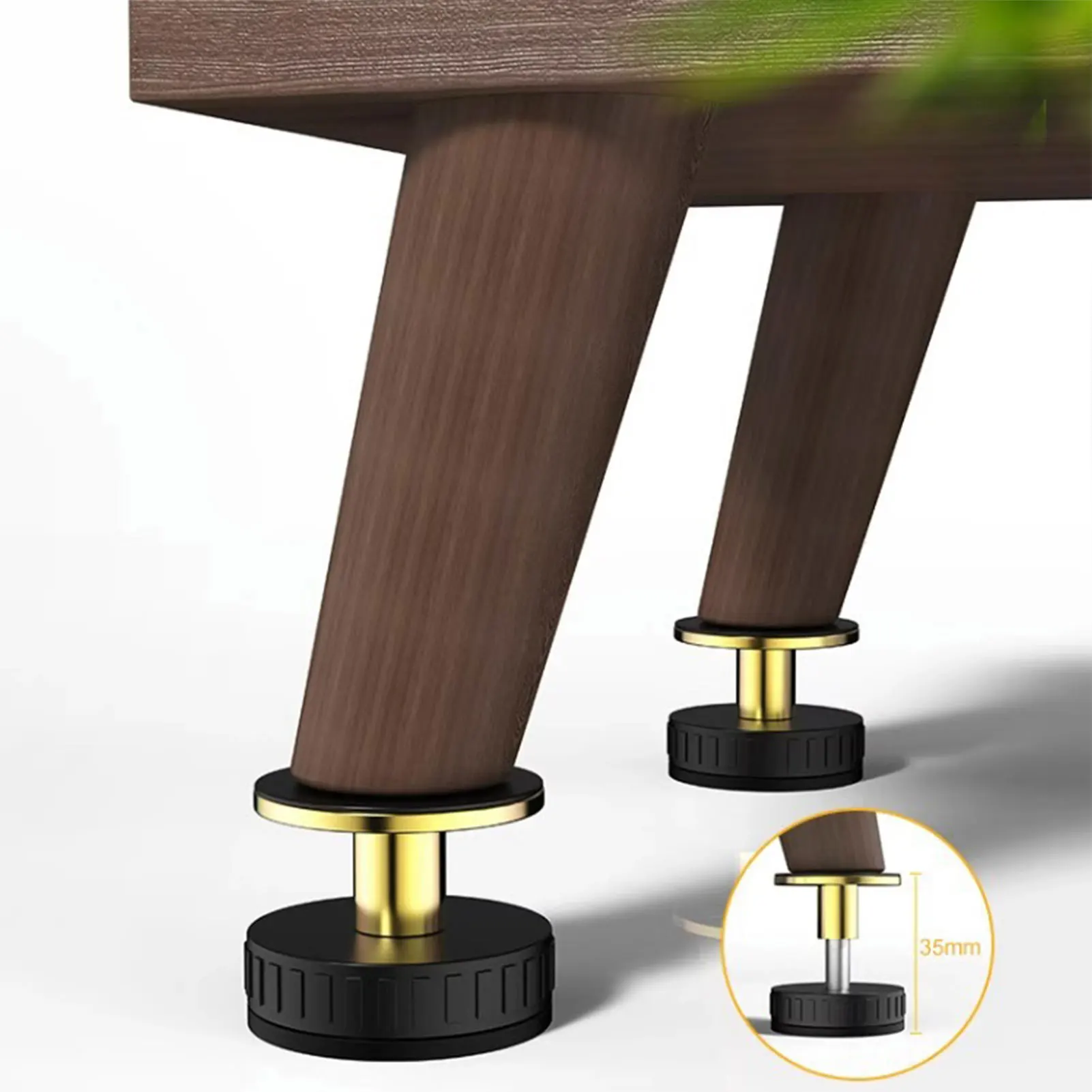 4PCS Adjustable 28-110mm Threaded Bed Frame Heavy Duty Anti-Shake Tool Headboard Stoppers Telescopic Support Hardware Fasteners