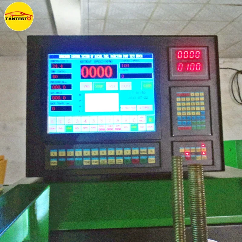 12PSB Series English Russian Diesel Fuel Injection Pump Test Bench Industrial Computer Controller Software System