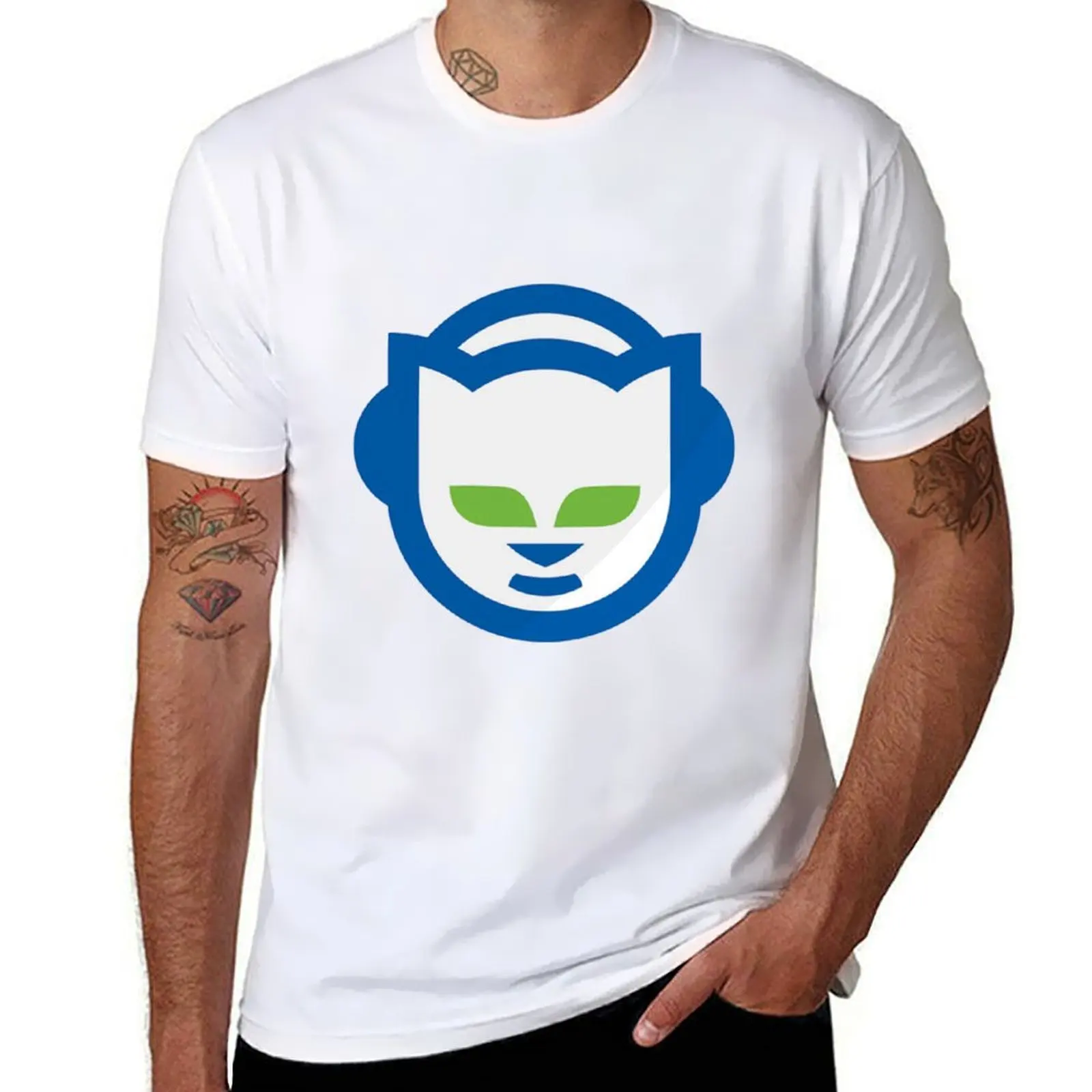 

shirt for cotton shirts graphic printed t man NAPSTER t T-Shirt t shirts heavy man for man