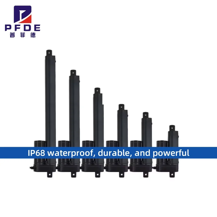 Heavy Duty Linear Actuator 12V 24V IP68 Stroke 30mm-200mm  12V 3mm s 1200N Silent waterproof  dustproof