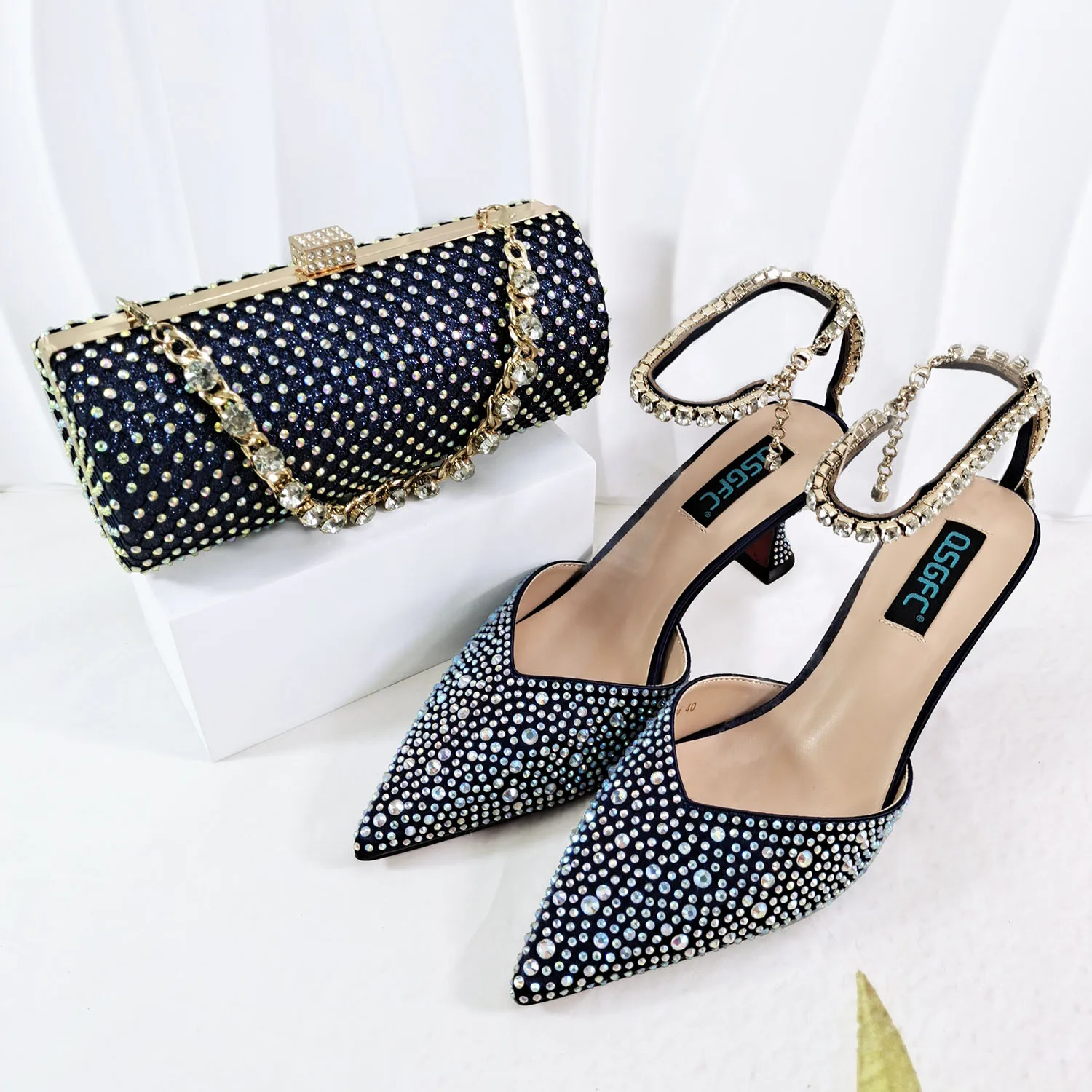 european-and-american-high-end-women's-shoes-with-bag-pointed-shoes-nigerian-wedding-shoes-and-bag