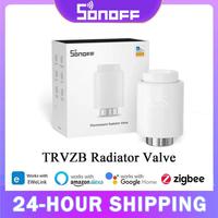 SONOFF TRV-ZB Zigbee Thermostatic Radiator Valve Home Temperature Smart Remote Control Work With Alexa Google ZHA MQTT Ewelink