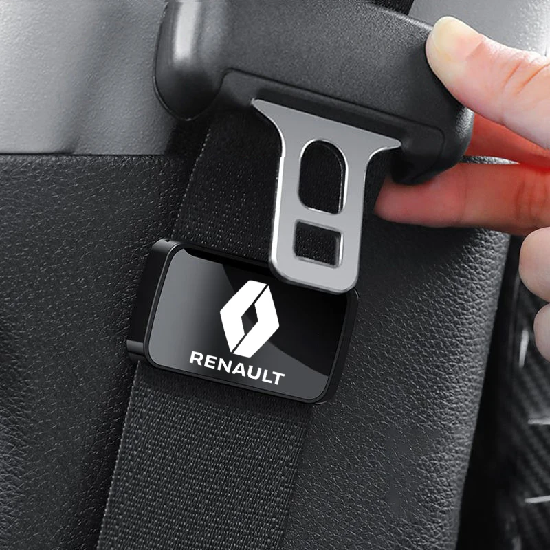 Magnetic Car Interior Supplies Seat Belt Holder Stabilizer Accessories For Renault Captur Megane Clio Koleos Kwid Duster RS Zoe