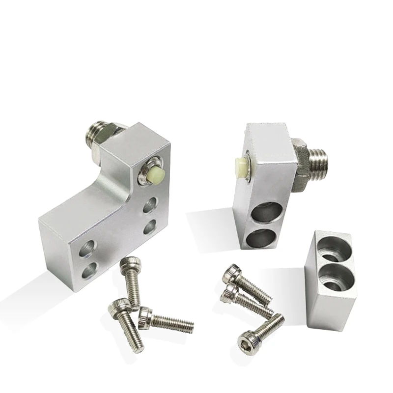 MXQ HLQ MXS HLS Series Guide Rail Cylinder Stopper Pneumatic Accessories 6 8 12 16 20 25 The Cylinder Diameter A B AS BS AT BT