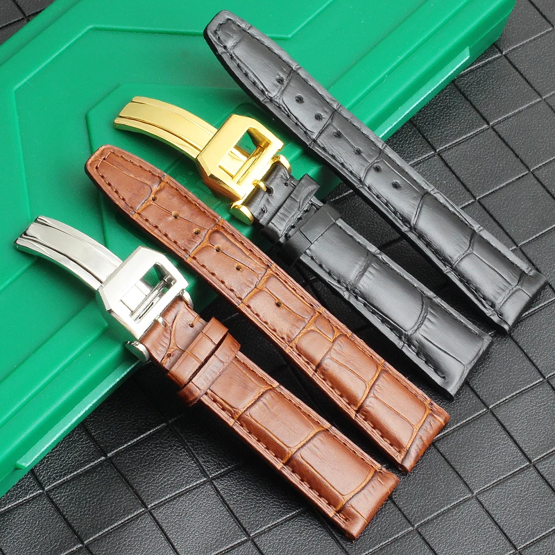 High Quality Genuine Leather Watchband 20mm 21mm 22mm  For Portugieser Pilot's Watches Portofino For IWC Watch Strap Band